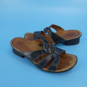 Josef Seibel | Women's Leather Sandals, Black, 42